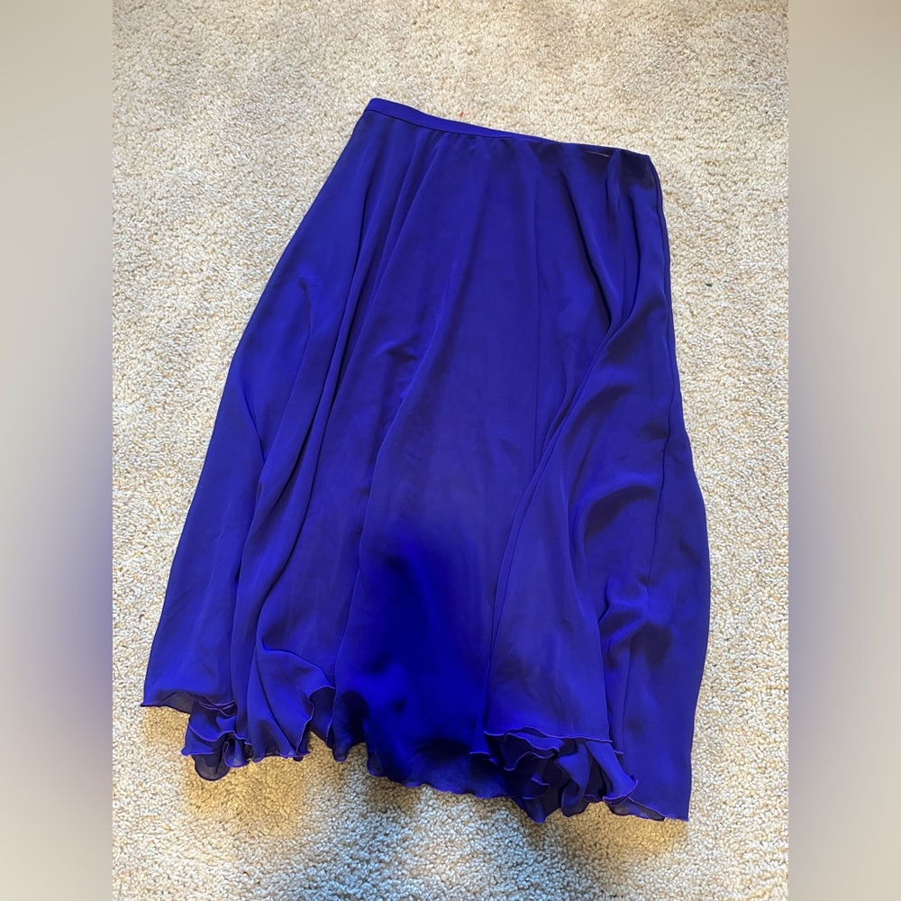 Bloch purple ballet rehearsal skirt